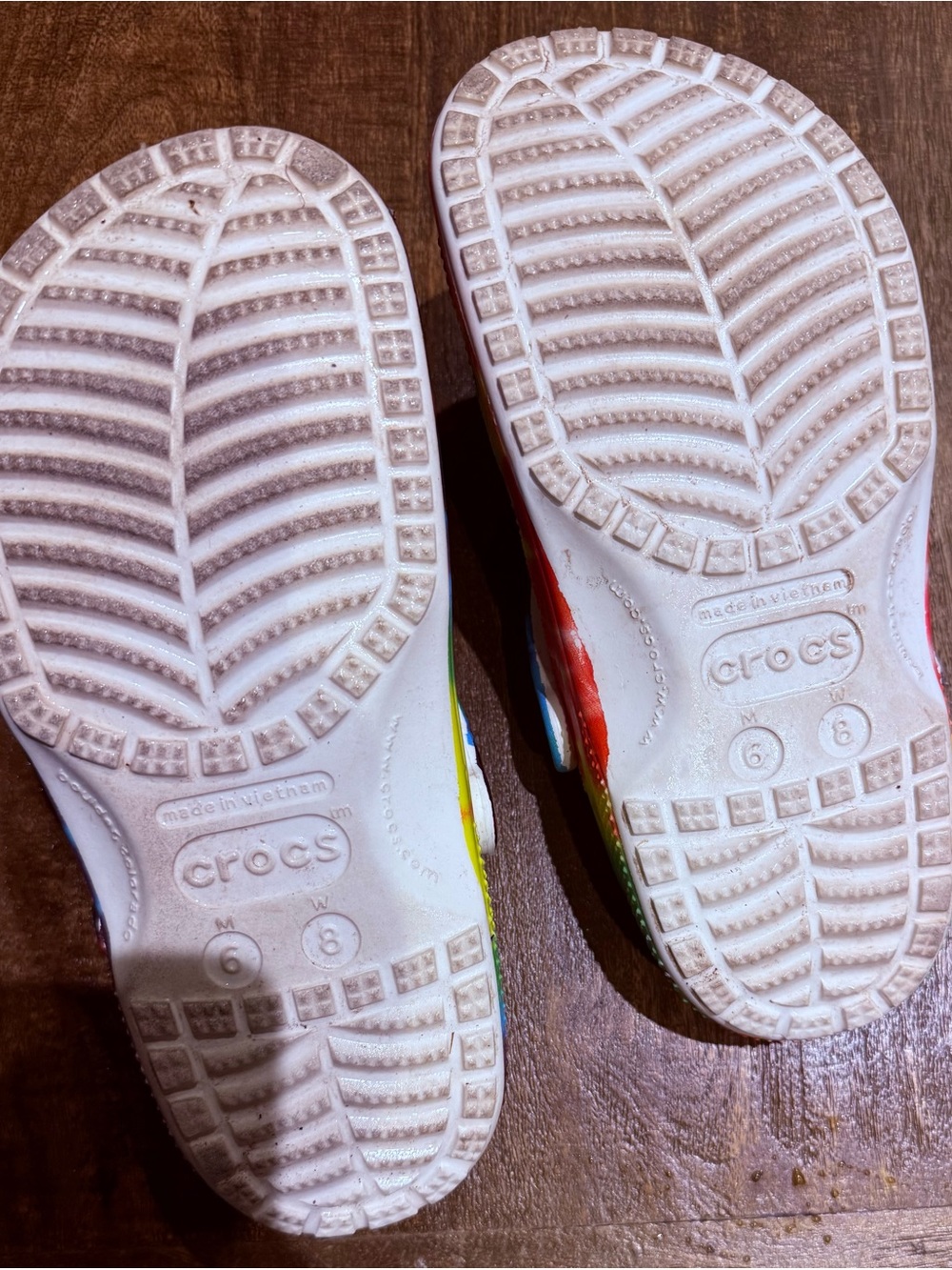 Unisex Tie-Dye Clog Shoes - Multicolor - Picture 3 of 3